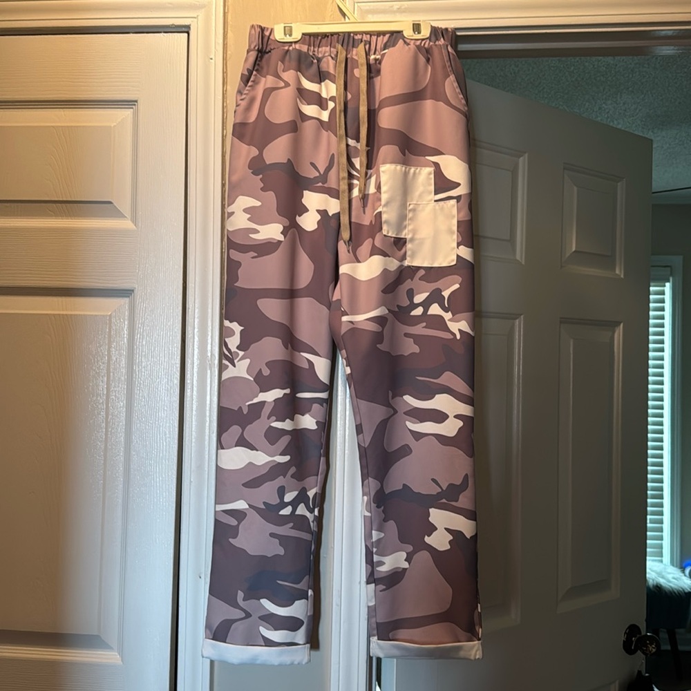 Camo casual pull on pant